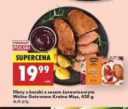 Biedronka Filety z kaczki z sosem żurawinowym Kraina mięs oferta