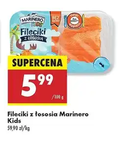 Biedronka Fileciki z łososia Marinero kids oferta
