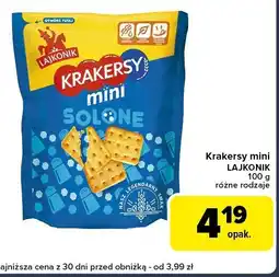 Globi Krakersy mini LAJKONIK 100g oferta