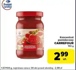 Globi Koncentrat pomidorowy CARREFOUR 190g oferta