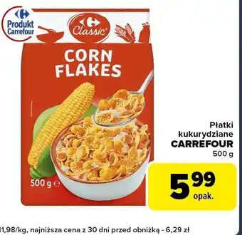Globi Płatki kukurydziane CARREFOUR 500g oferta