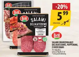 Arhelan Salami dojrzewające delikatesowe, pepperoni, z orzechami Bell oferta
