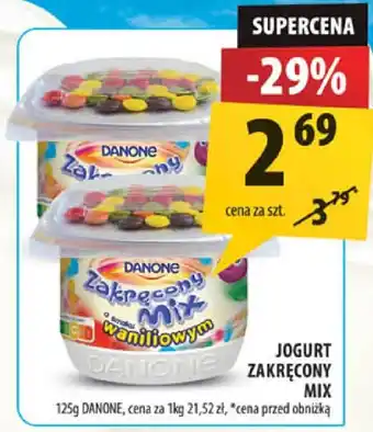 Arhelan Jogurt zakręcony mix Danone oferta
