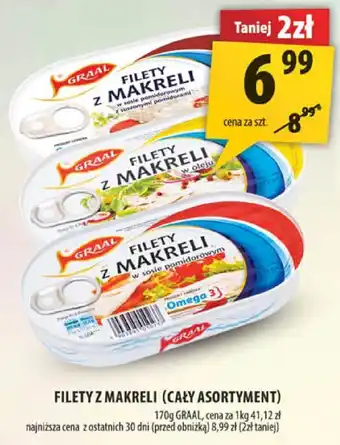 Arhelan Filety z makreli 170g Graal oferta