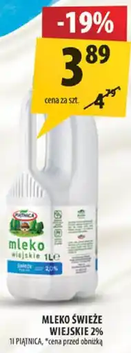 Arhelan Mleko świeże wiejskie 1L Piątnica oferta