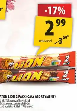 Arhelan Baton Lion 2 pack Nestle oferta