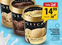 Arhelan Lody Grycan bakaliowe, czekoladowe, waniliowe, truskawkowe, słony karmel oferta