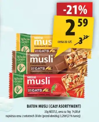 Arhelan Baton musli chocolate 35g Nestle oferta