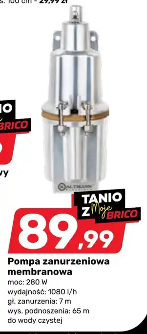 Bricomarche Pompa oferta