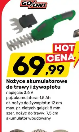 Bricomarche Nożyce akumulatorowe GO/ON! oferta