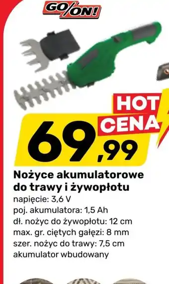 Bricomarche Nożyce akumulatorowe GO/ON! oferta
