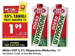 Biedronka Mleko Mlekovita oferta
