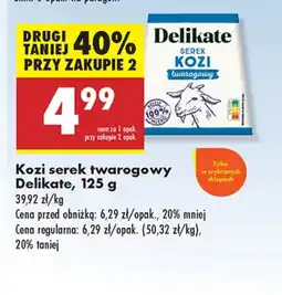 Biedronka Ser kozi Delikate oferta