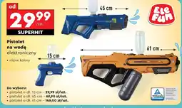 Biedronka Pistolety na wodę Ele fun oferta