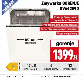 Neopunkt Zmywarka do zabudowy Gorenje oferta