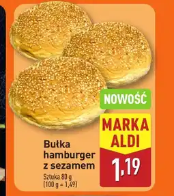 ALDI Bułka do hamburgerów Aldi oferta