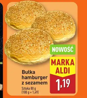 ALDI Bułka do hamburgerów Aldi oferta