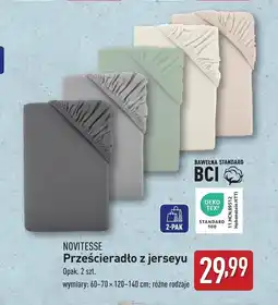 ALDI Prześcieradło Novitesse oferta