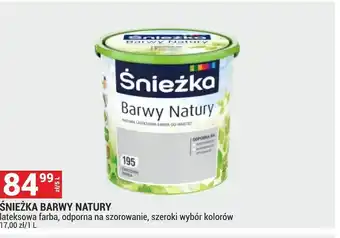 Merkury Market Farba lateksowa Śnieżka oferta