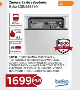 Kakto Zmywarka do zabudowy Beko oferta
