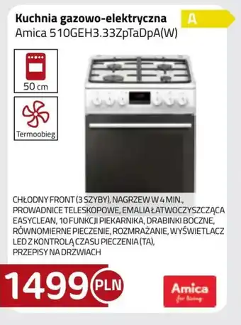 Kakto Kuchenka gazowo-elektryczna Amica oferta