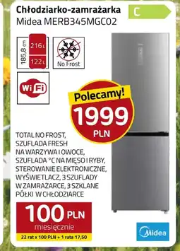 Kakto Chłodziarko zamrażarka Midea oferta