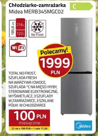Kakto Chłodziarko zamrażarka Midea oferta