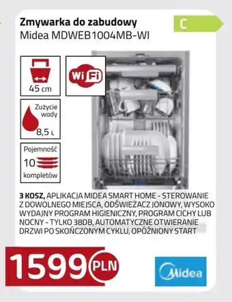Kakto Zmywarka do zabudowy Midea oferta