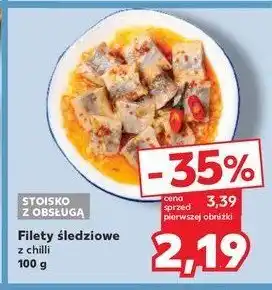 Kaufland Filety śledziowe z chili 1 KG oferta