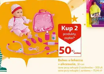 Auchan Lalka bobas u lekarza 30 cm 1 SZT oferta