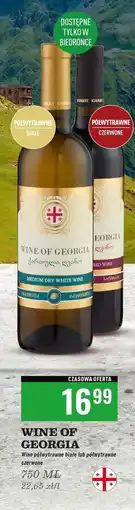 Biedronka Wino Wine Of Georgia Red Semi Sweet oferta