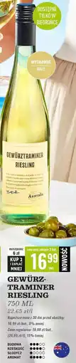 Biedronka Wino Exclusive Selection Gewurztraminer Riesling oferta