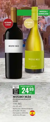 Biedronka Wino Mucho Mas oferta