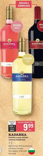 Biedronka Wino Kadarka Exclusive Semi Sweet oferta