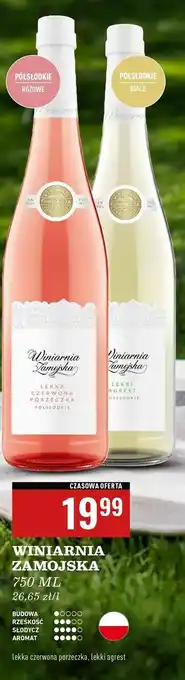 Biedronka Wino lekki agrest Winiarnia Zamojska oferta