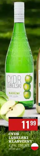 Biedronka Cydr klasyczny Lubelski oferta