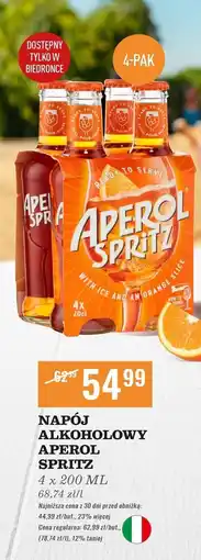 Biedronka Drink Aperol Spritz oferta