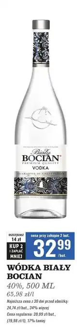 Biedronka Wódka Biały Bocian Vodka oferta