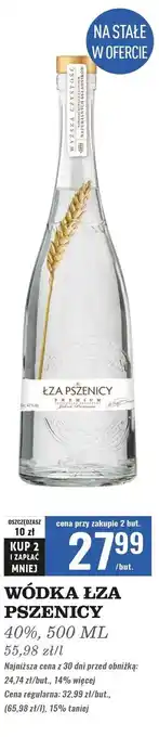 Biedronka Wódka premium Łza Pszenicy oferta