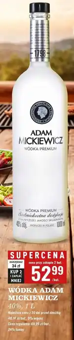 Biedronka Wódka Adam Mickiewicz oferta