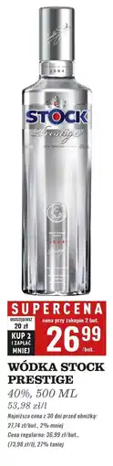 Biedronka Wódka Stock Prestige oferta