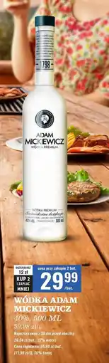 Biedronka Wódka Adam Mickiewicz oferta