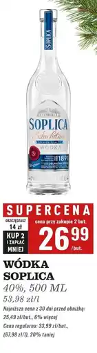 Biedronka Wódka Soplica Szlachetna oferta
