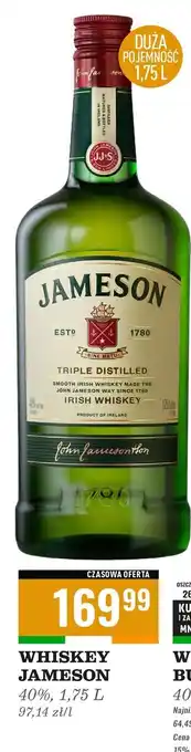 Biedronka Whiskey Jameson oferta