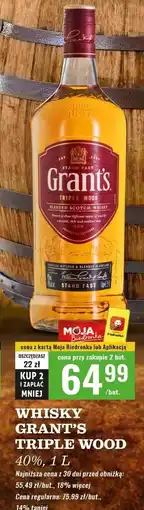 Biedronka Whisky Grant's Triple Wood oferta