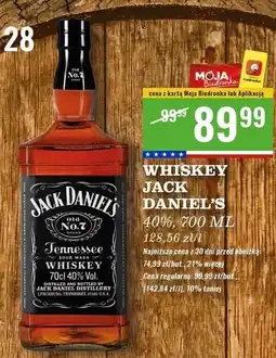Biedronka Whiskey Jack Daniel's Old No. 7 oferta
