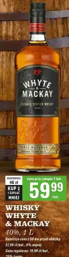 Biedronka Whisky Whyte & Mackay oferta