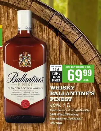 Biedronka Whisky Ballantine's Finest oferta