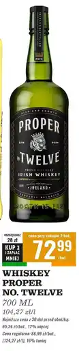 Biedronka Whiskey Proper No. Twelve oferta