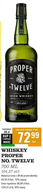 Biedronka Whiskey Proper No. Twelve oferta